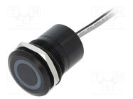 Switch: capacitive; Pos: 2; SPST-NO; 0.01A/12VDC; IP68; OFF-ON; MC BULGIN