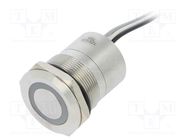 Switch: capacitive; Pos: 2; SPST-NO; 0.01A/12VDC; IP68; OFF-ON; MC BULGIN