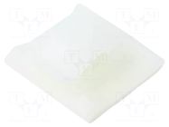 Self-adhesive cable holder; ØBundle : 9.6mm; polyamide; natural PANDUIT