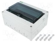 Enclosure: for modular components; IP65; light grey; 400V; IK08 ELEKTRO-PLAST NASIELSK