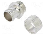 Straight terminal connector; Thread: metric,outside; brass; IP54 ANAMET EUROPE