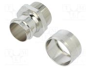 Straight terminal connector; Thread: metric,outside; brass; IP54 ANAMET EUROPE