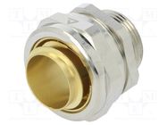 Straight terminal connector; Thread: metric,inside; brass; IP40 ANAMET EUROPE