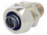 Straight terminal connector; HJ-08,HJ-I-06,TJ-06; brass; IP40 ANAMET EUROPE