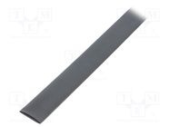 Heat shrink sleeve; glueless; 3: 1; 18mm; L: 1.2m; black; RNF-3000 TE Connectivity