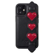 Kingxbar Sweet Series case decorated with original Swarovski crystals iPhone 12 mini black, Kingxbar