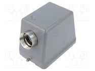 Enclosure: for Han connectors; Han; size 48B (2 x 24B); PG29 HARTING