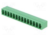 Pluggable terminal block; 3.81mm; ways: 14; straight; socket; male DEGSON ELECTRONICS