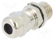 Cable gland; with earthing; M12; 1.5; IP68; brass TE Connectivity