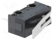 Microswitch SNAP ACTION; 3A/125VAC; 2A/30VDC; SPDT; ON-(ON); DG ZF