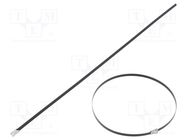 Cable tie; L: 362mm; W: 4.6mm; acid resistant steel AISI 316; 445N PANDUIT