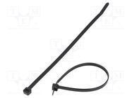 Cable tie; L: 188mm; W: 4.8mm; polyamide; 222N; black; Ømax: 48mm PANDUIT