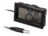 Meter: temperature; digital,mounting; on panel; LCD; Accur: ±1°C AXIOMET