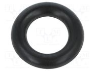 O-ring gasket; NBR caoutchouc; Thk: 3mm; Øint: 8mm; black 