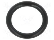 O-ring gasket; NBR caoutchouc; Thk: 1.5mm; Øint: 8mm; black ORING USZCZELNIENIA TECHNICZNE