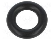 O-ring gasket; NBR caoutchouc; Thk: 3mm; Øint: 7mm; black 