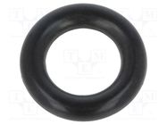 O-ring gasket; NBR caoutchouc; Thk: 2.5mm; Øint: 7mm; black ORING USZCZELNIENIA TECHNICZNE