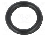 O-ring gasket; NBR caoutchouc; Thk: 1.5mm; Øint: 7mm; black ORING USZCZELNIENIA TECHNICZNE