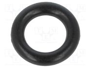 O-ring gasket; NBR caoutchouc; Thk: 2mm; Øint: 6mm; black 