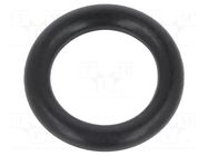 O-ring gasket; NBR caoutchouc; Thk: 1.5mm; Øint: 6mm; black ORING USZCZELNIENIA TECHNICZNE