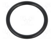 O-ring gasket; NBR caoutchouc; Thk: 3mm; Øint: 25mm; black 