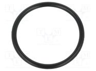 O-ring gasket; NBR caoutchouc; Thk: 2mm; Øint: 24mm; black 