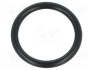 O-ring gasket; NBR caoutchouc; Thk: 3mm; Øint: 22mm; black ORING USZCZELNIENIA TECHNICZNE