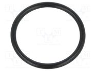 O-ring gasket; NBR caoutchouc; Thk: 2mm; Øint: 22mm; black 