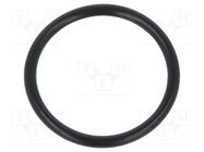 O-ring gasket; NBR caoutchouc; Thk: 2mm; Øint: 21mm; black 