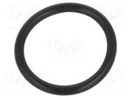 O-ring gasket; NBR caoutchouc; Thk: 2.5mm; Øint: 21mm; black 