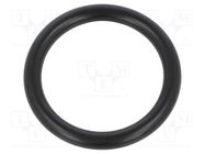 O-ring gasket; NBR caoutchouc; Thk: 3mm; Øint: 20mm; black 