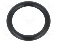 O-ring gasket; NBR caoutchouc; Thk: 3mm; Øint: 17mm; black 