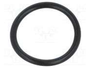 O-ring gasket; NBR caoutchouc; Thk: 2mm; Øint: 17mm; black ORING USZCZELNIENIA TECHNICZNE