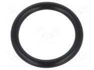 O-ring gasket; NBR caoutchouc; Thk: 2.5mm; Øint: 17mm; black ORING USZCZELNIENIA TECHNICZNE