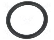 O-ring gasket; NBR caoutchouc; Thk: 2mm; Øint: 15mm; black 