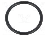 O-ring gasket; NBR caoutchouc; Thk: 1.5mm; Øint: 15mm; black 