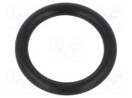 O-ring gasket; NBR caoutchouc; Thk: 2mm; Øint: 11mm; black 