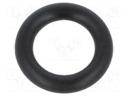 O-ring gasket; NBR caoutchouc; Thk: 3mm; Øint: 10mm; black 