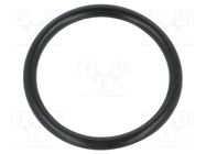 O-ring gasket; NBR caoutchouc; Thk: 2mm; Øint: 10mm; black ORING USZCZELNIENIA TECHNICZNE