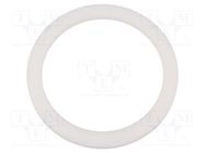 Gasket; PTFE; Thk: 3mm; Øint: 25.1mm; Øout: 33.4mm; M25; white LAPP