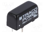 Converter: DC/DC; 9W; Uin: 9÷18V; Uout: 12VDC; Iout: 750mA; SIP8; TMR9 TRACO POWER