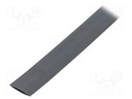 Heat shrink sleeve; glueless,flexible; 2: 1; 12.7mm; L: 10m; black TE Connectivity