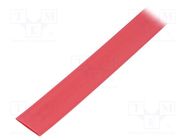 Heat shrink sleeve; glueless,flexible; 2: 1; 12.7mm; L: 10m; red TE Connectivity