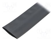 Heat shrink sleeve; glueless,flexible; 2: 1; 38mm; L: 10m; black TE Connectivity