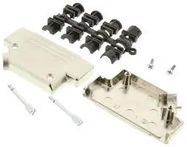 BACKSHELL, D, NICKEL, 45DH, 37WAY