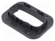 Mounting adapter; LEAVYSEAL; PIN: 39,62(6+56); black TE Connectivity