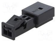 Automotive connector MQS STIFT-GEH 2P TE Connectivity