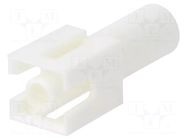 Connector: wire-wire; plug/socket; male/female; PIN: 1; 600V; 1x1 TE Connectivity