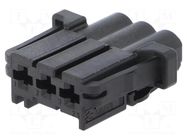 Connector: automotive; plug; female; MCP 2.8; PIN: 3; for cable TE Connectivity