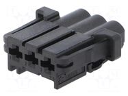 Connector: automotive; plug; female; MCP 2.8; PIN: 3; for cable TE Connectivity